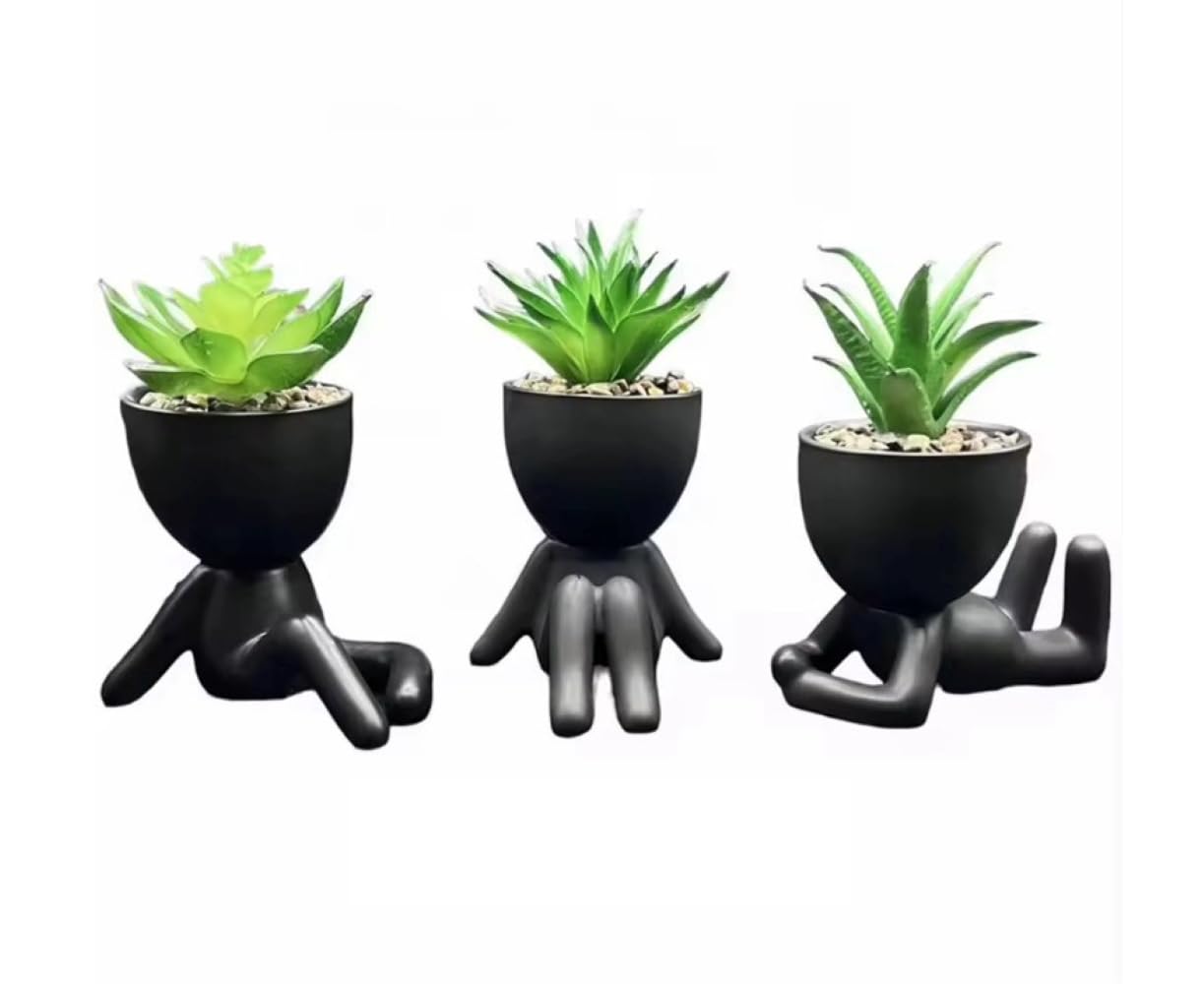 Pots de fleurs artificielles en céramique premium fausse plante de luxe