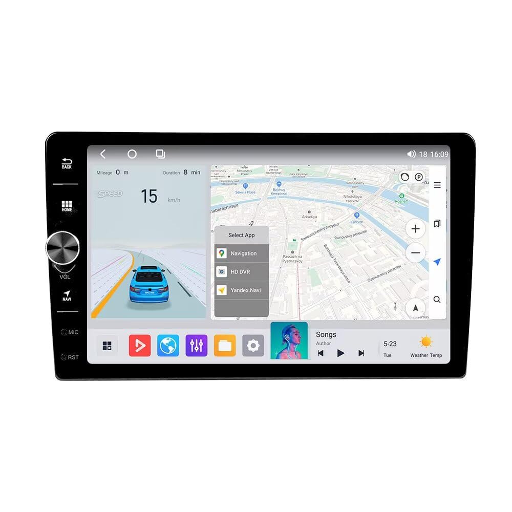 Upgrade Radio for Honda Element: 8Core 4+64GB Stereo with Knob for Honda Element 2002-2011 Head Unit 10.1