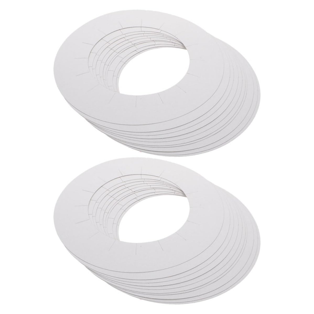 50pcs Universal Wax Machine Collars Protective Lining Rings Clean Wax Warmer Pads for Home Hair Removal Pot Accessories