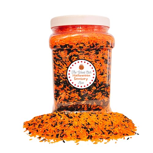 Amazon.com: Thanskgiving Sensory Colored Rice, Non-Toxic Rainbow Rice ...