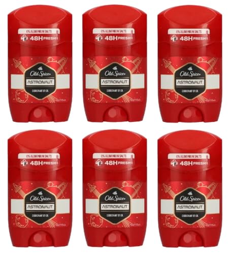 (6pbN) I[hXpCX FsmfIhg\bhXeBbNjp6x50ml - (Pack of 6) Old Spice Astronaut Deodorant Solid Stick for Men 6x50ml