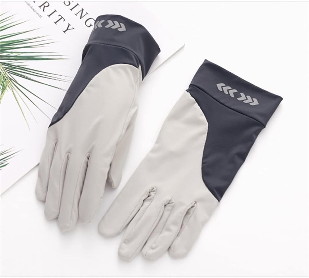Men's Gloves Show Two Fingers Spring and Autumn Driving Thin Section Driver Driver Riding Gloves