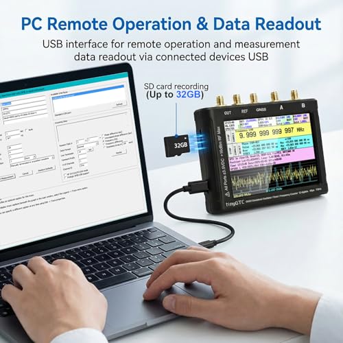 Image of AURSINC TinyGTC 7GHz ZC407 Frequency Counter with GPSDO, 40ps Resolution
