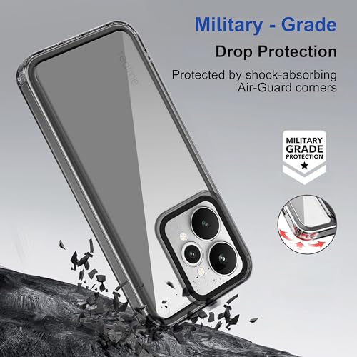 Image of Zapcase Back Case Cover for Realme 15 5G | Compatible for Realme 15 5G Back Cover | Case Cover with Camera Protection | (TPU + PC | Translucent Black)