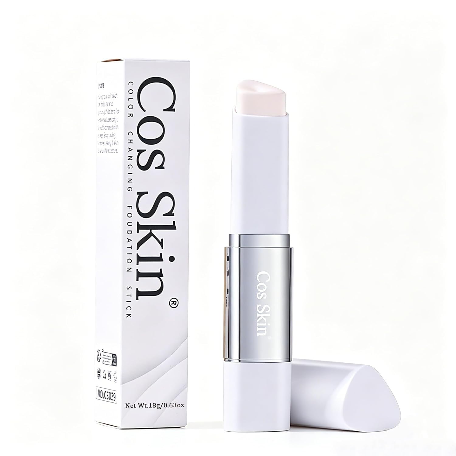 2-in-1 Color Changing Foundation Stick with Brush (0.63oz)