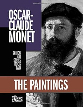 Paperback Oscar-Claude Monet - The Paintings (Zedign Art Series) Book