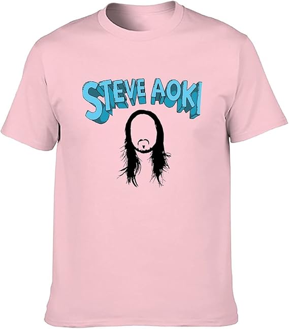 Amazon Steve Aoki スティーブ アオキ Tシャツ レディース 半袖 夏服 シャツ 女性 ディーシャツ カットソー トップス T Shirt クルーネック コットン100 下着 柔らかい おしゃれ 快適 人気 ゆったり 無地 おしゃれ Tシャツ カットソー 通販