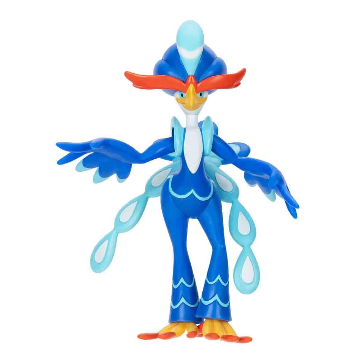 Pokémon Quaquaval Battle Feature Figure - 4.5-Inch Battle Ready Figure with Wing Attack