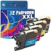 Produktbild Tito-Express PlatinumSerie 12x Tinten-Patrone XXL passend zu Brother LC-121 LC-123 MFC-J 245 MFC-J 285DW MFC-J 4310DW MFC-J 4410DW MFC-J 4510DW MFC-J 4610DW MFC-J 470DW MFC-J 4710DW MFC-J 475DW