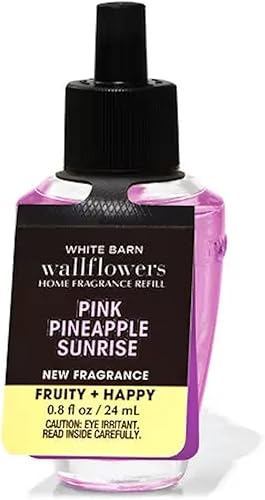 Miniatura 32 de Bath & Body Works Fresa Daiquiri WallFlowers - Recambio de fragancia de 0.8 onzas, paquete de 4 (fresa daiquiri)