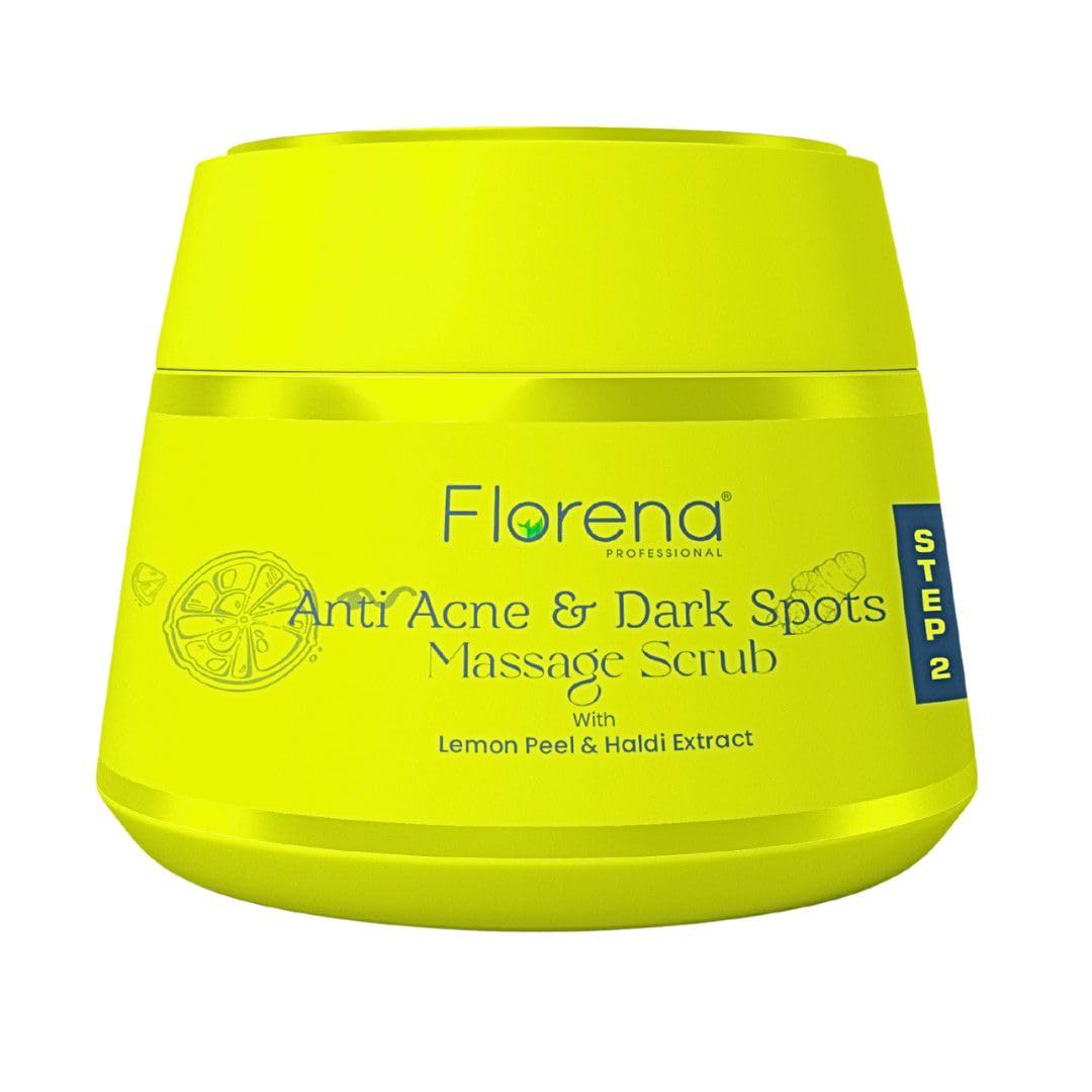LUMINA LUXE BEAUTY Anti Acne & Dark Spots Kit | Massage Scrub & Therapy Mask with Lemon Peel & Haldi Extract | Herbal Facial Combo for Pimples, Dark Spots Removal & Glowing Skin Care Treatment-image-38