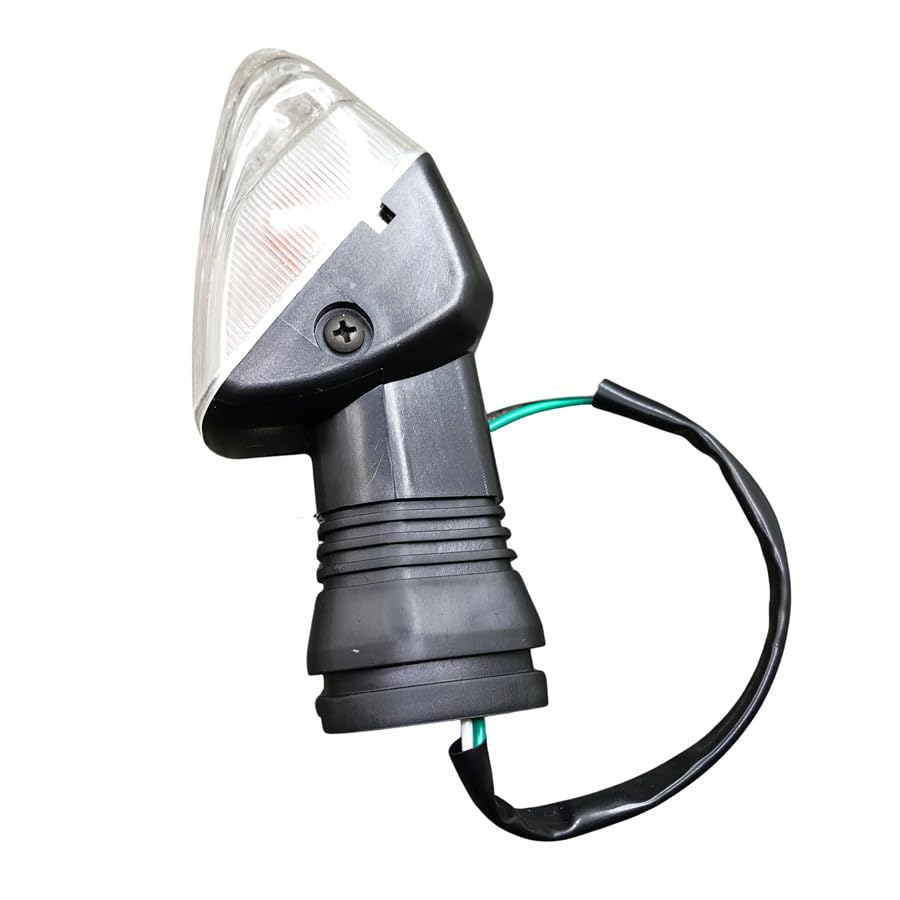 Pour Kawasaki Ninja ZX-6R 1000 KLE 500/650 VERSYS Z750S KLR 650 1 paire de clignotants de moto à lentille blanche clignotants avant arrière
