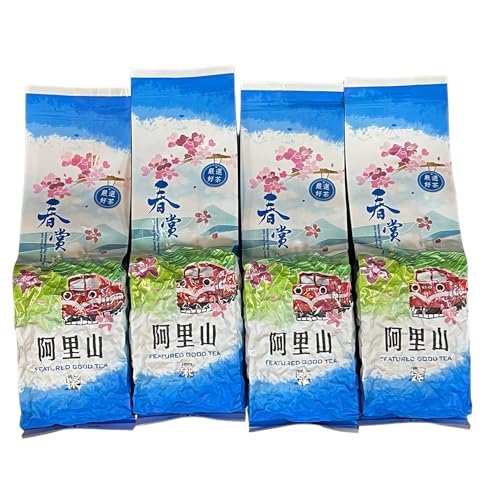 Thé Oolong Jhinshuan TTES No.12 de Taiwan, récolte de printemps d'Alishan Taihe, 4x150g