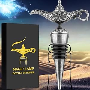 LKKCHER DESIGN Aladdin Magische Lampe Weinstopfen