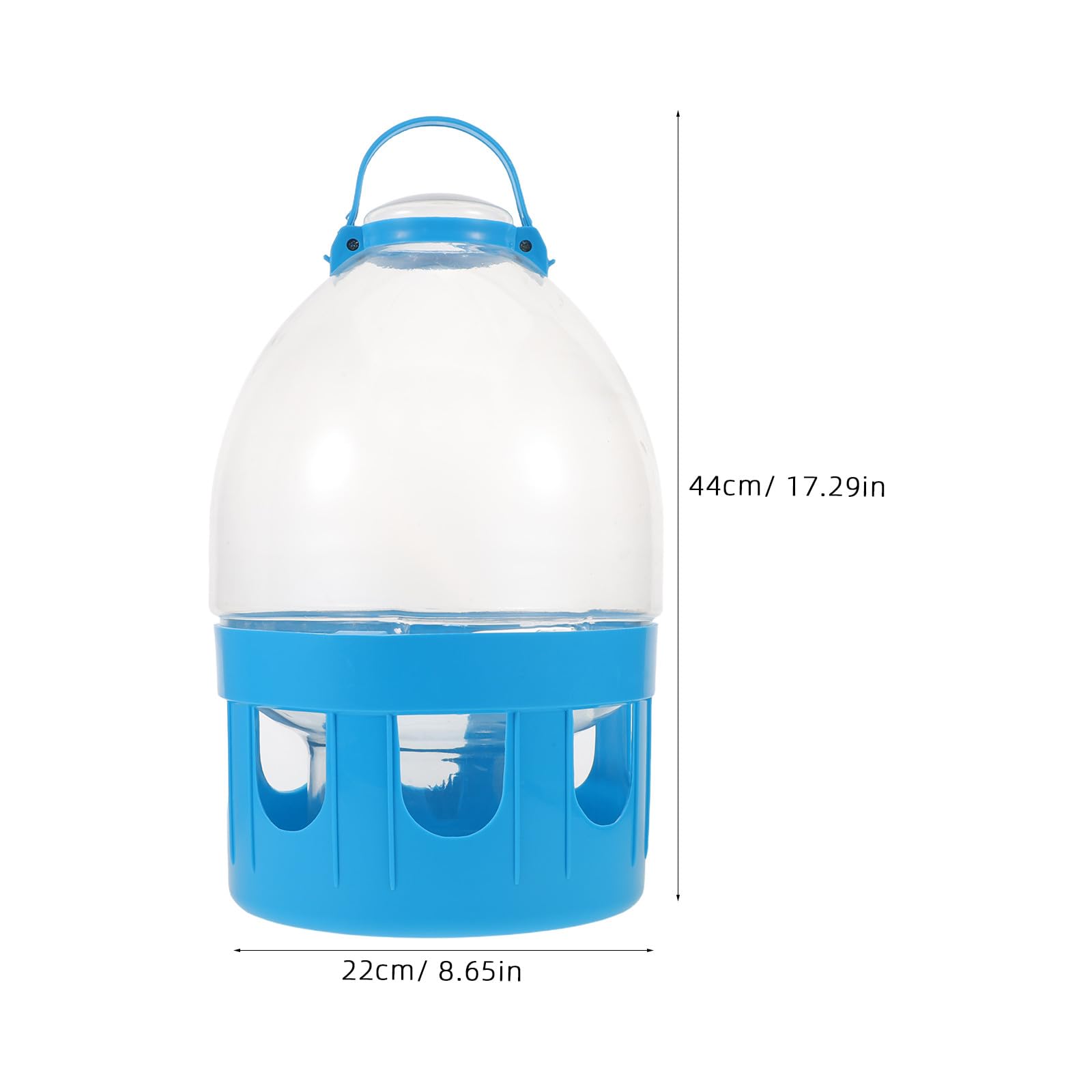 DOITOOL Bebedero para Palomas: Dispensador automático de Agua para Palomas y Aves de Corral de 10 l - Botella Colgante para Jaula - Bebedero para Aves de Corral para Interior y Exterior