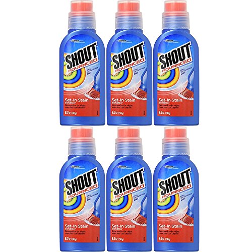 Shout Advanced Ultra Concentrated Stain Removing Gel, 8.7 Oz, Pack of 6