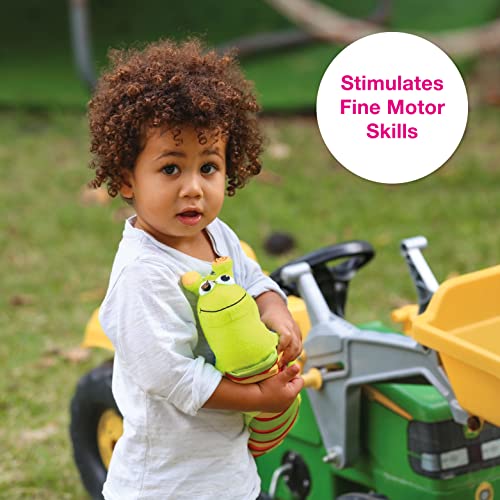 Edushape Melody Snaily, Musical Plush Toy - Soft Snail Infant Musical Animal With Sound Keyboard & Straps For Attaching To Car, Crib Or Stroller On The Go - Musical Sensory Developmental Through Sound #TOP4