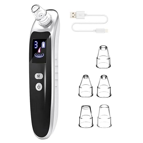 Extractor de vacío de puntos negros USB Poros Limpiador de acné Nariz Cuidado Facial Herramienta Extractor de puntos blancos