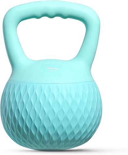 Vista 13 de YIGUO Soft Kettlebell, Kettlebells Cushioned Impact-Resistant Base and Anti-Slip Grip, Strength Training Kettle Bell for Women and Men, Home Workout