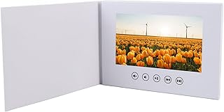 Bewinner Wrap The 10 Inch Video Leaflet with High Sighted Speakers for Enhanced View - Ideal for Clothing Stores, Jewelry