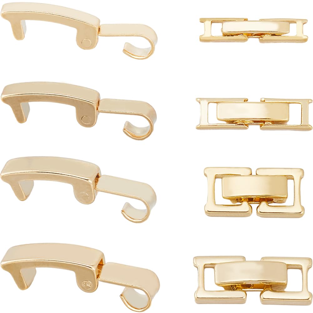 6 Fermoir Déployant En Acier Inoxydable 304 De 3 Styles En Gros Pour Création De Bijoux