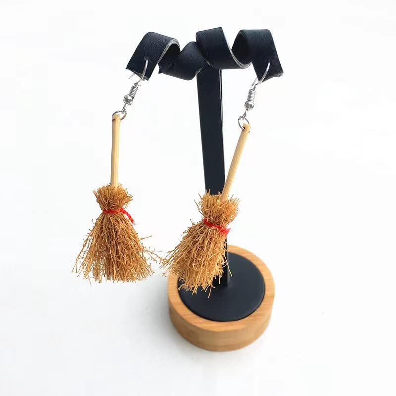 Miniature Witches Broom Earrings for Women, Halloween, Hocus Pocus2