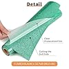 IModeur Glitter Green Iron on Vinyl — 30.5 x 153 cm Heat Transfer Vinyl for Fabric, PET Backing HTV Roll for T-Shirts, Clothes, Hats, Bags and Other Textiles, Easy to Weed #1