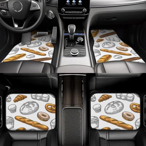Alfombrillas para coche que no se mueven kit de 4 alfombras de neopreno antideslizante 6