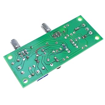 Reland Sun Preamplifier Low-Pass Filter Subwoofer Tone Board Tone Board Volume Control Amplifier Board, DC10-24V