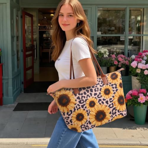 Image of Tote Bag for Women, Casual Hobo Foldable Shoulder Zipper Handbag