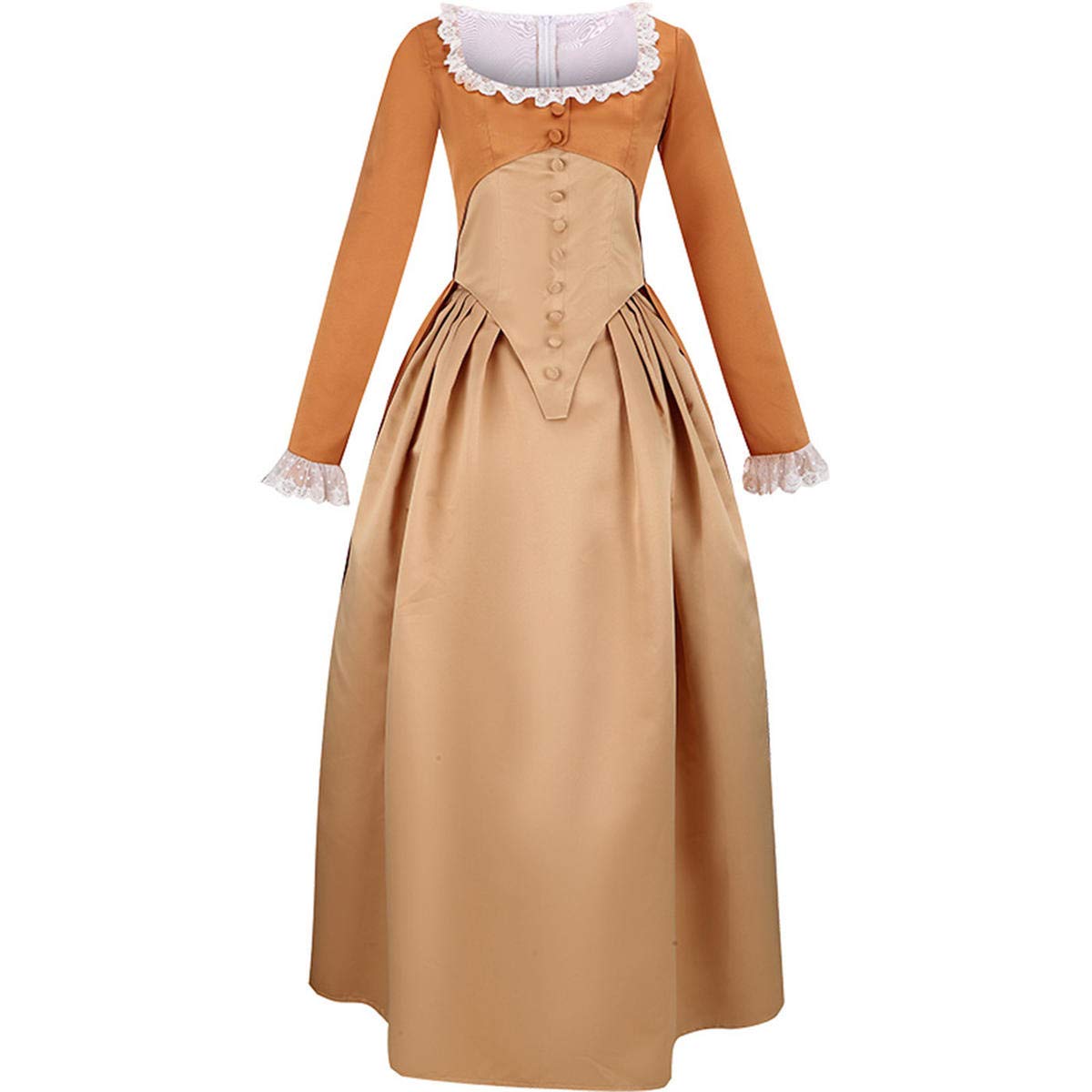 Yejue Royal Colonial Girl Child Princess Costume Hamilton Show Cosplay Medieval Victorian Stage Dress