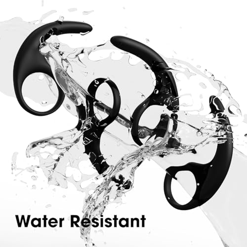 Image of Sounce Anti-Slip Silicone Ear Buds 4-Pair 8-Pcs Silicone Earphone & Bluetooth Ear Hook Medium Size Ear Hooks Plugs for in-Ear Neckband and Earphone 9MM-13MM - [Black]