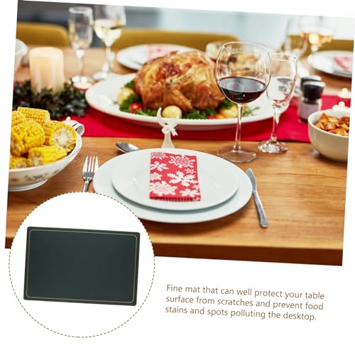 Napperons de luxe Zerodeko en PU de qualité supérieure pour table et restaurant - 5