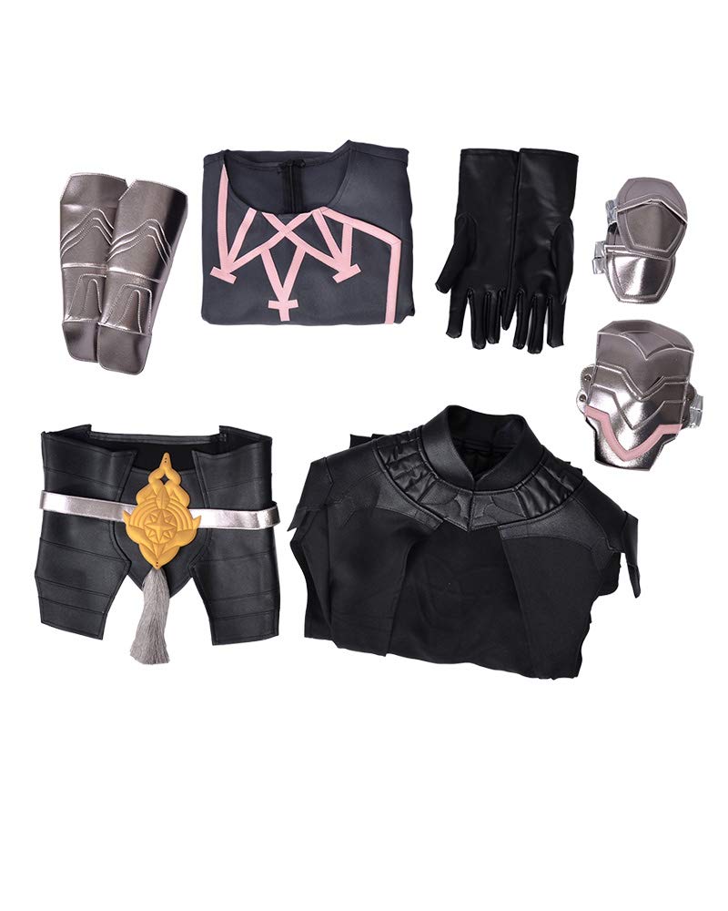 Amazon.co.jp: Miccostumes 男性 ゲーム 主人公 コスプレ 衣装