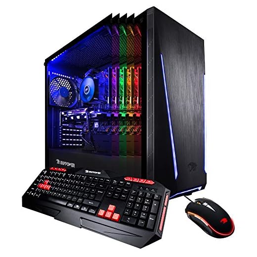 iBUYPOWER Pro Gaming PC Computer Desktop Trace 063i (Intel i7-8700 3.20GHz, NVIDIA Geforce RTX 2060 6GB, 16GB DDR4-2666 RAM, 1TB HDD, 480GB SSD, WiFi Included, Win 10 Home, VR Ready), Black