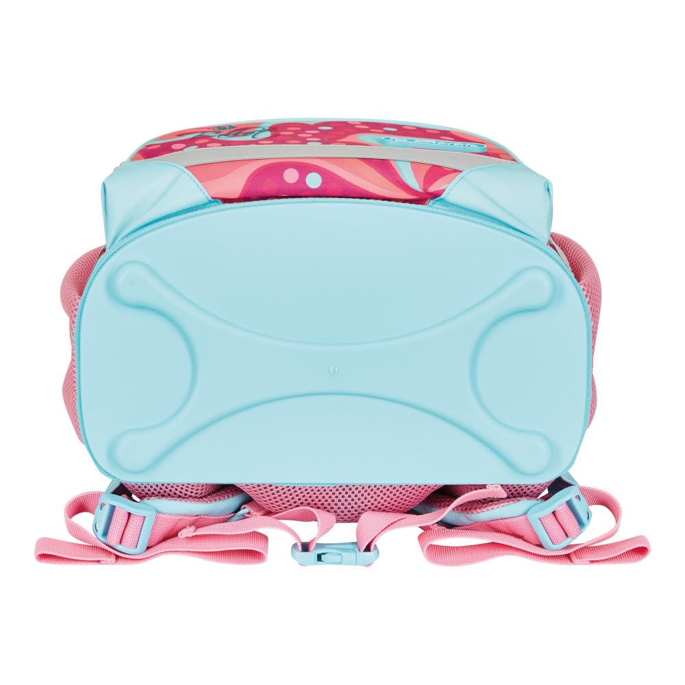 Herlitz Tornister Szkolny Loop | Dziecięcy Organizer Dla Ucznia Dzieci | Sztywne Plecy | Unisex | Szkolna Torba na Plecy | Pojemny Wytrzymały Plecak na Przybory Szkolne | Ballet Love