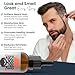 Rugged Roots Beard Oil and Conditioner Natural Beard Care Made with Orange Cedarwood Scented Premium Oils -Softens Beard and Promotes Healthy Beard Growth-Creative Gift for Husband, Dad, Boyfriend