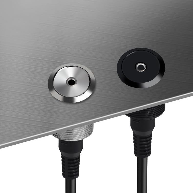 Adaptador estéreo 3.5mm TRS macho a hembra con montaje miniatura 3