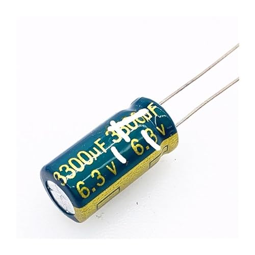 ICXLPMC 10pcs/lot 6.3v 3300uf 10 * 20 Low-impedance Aluminum Electrolytic Capacitor 3300uf 6.3v 20%