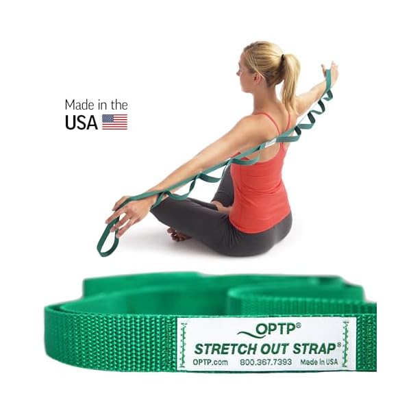 OPTP The Original Stretch Out Strap with Exercise Poster – Made in the USA - Image 3