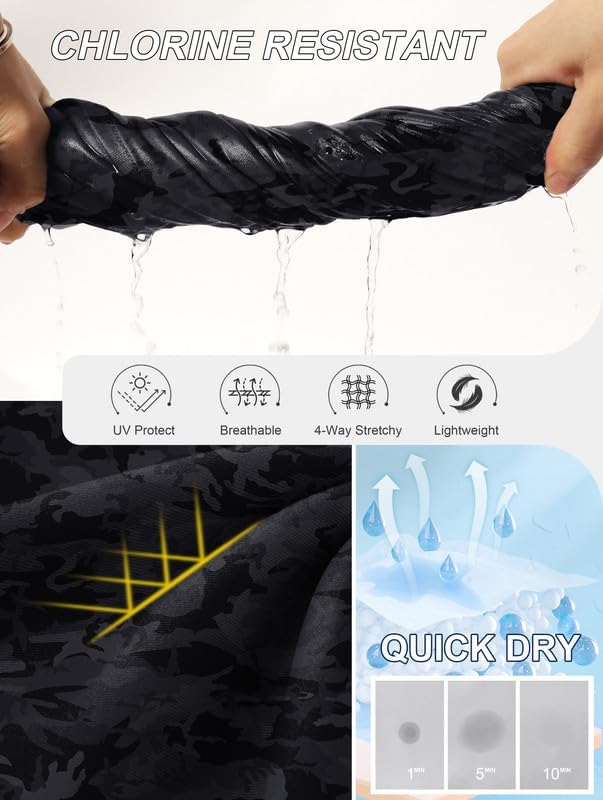 G Gradual Women's 3" High Waisted Swim Board Shorts with Pockets Quick Dry Swimsuit Bottoms Bathing Suit for Women with Liner - Image 3