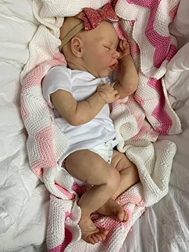 Wamdoll 18 Inches 45Cm Premie Baby Size Sleeping Anatomically Correct Lifelike Reborn Baby Dolls With Visible Veins Realistic Newborn Baby Dolls Crafted In Silicone Vinyl Full Body, May God Bless You #TOP1