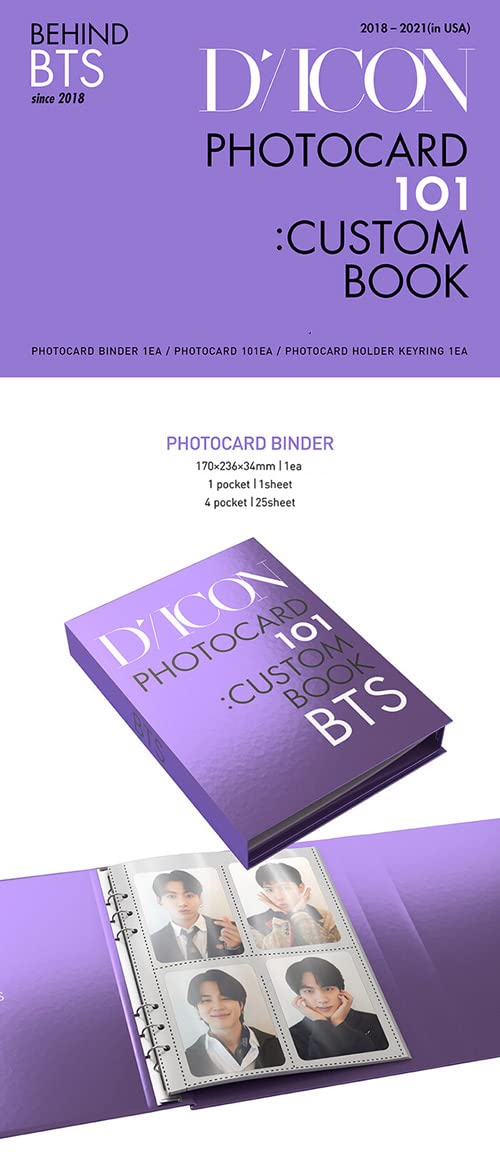 Amazon.co.jp: DICON PHOTOCARD 101 : CUSTOM BOOK/BEHIND BTS since 