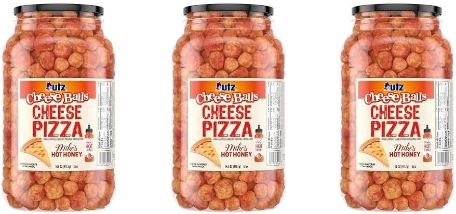 Amazon.com : Utz Cheese Pizza Mike's Hot Honey Cheese Balls 14.5