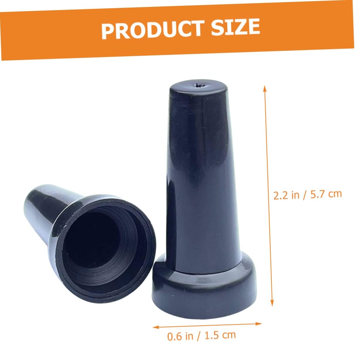 DOITOOL 8pcs Umbrella Tip Caps Durable Umbrella Tops Protectors for Long Handled Repair Accessories Easy to Install Solid Design for Optimal Grip
