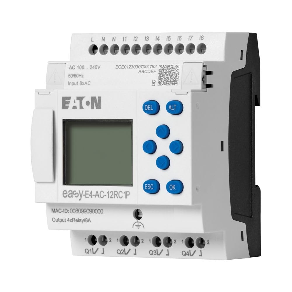 Eaton EasyE4 Steuerrelais, 4 Eing. Relais Ausg.Typ Analog Eing.Typ