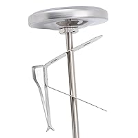 Vista 9 de Termómetro de leche para cocinar leche al vapor, termómetro de olla para yogur, suministros para hacer queso y café con clip expreso, termómetro