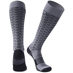 1 Pair-grey-waterproof Knee High Socks