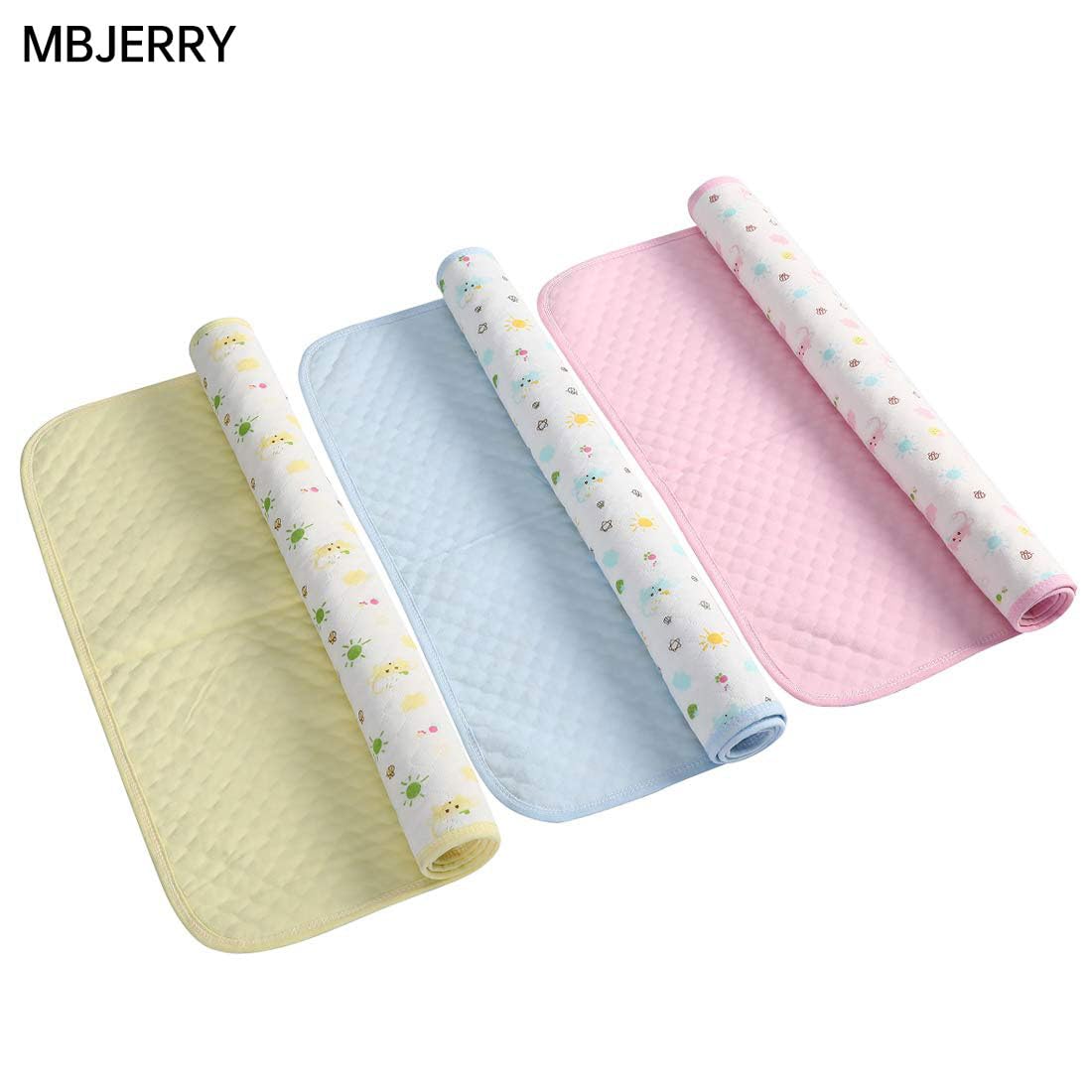 Bebé Kid colchón impermeable ropa de cama Cambio de pañales de hojas lote de 3 tampones