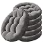 Round | Grey | 6 Pack